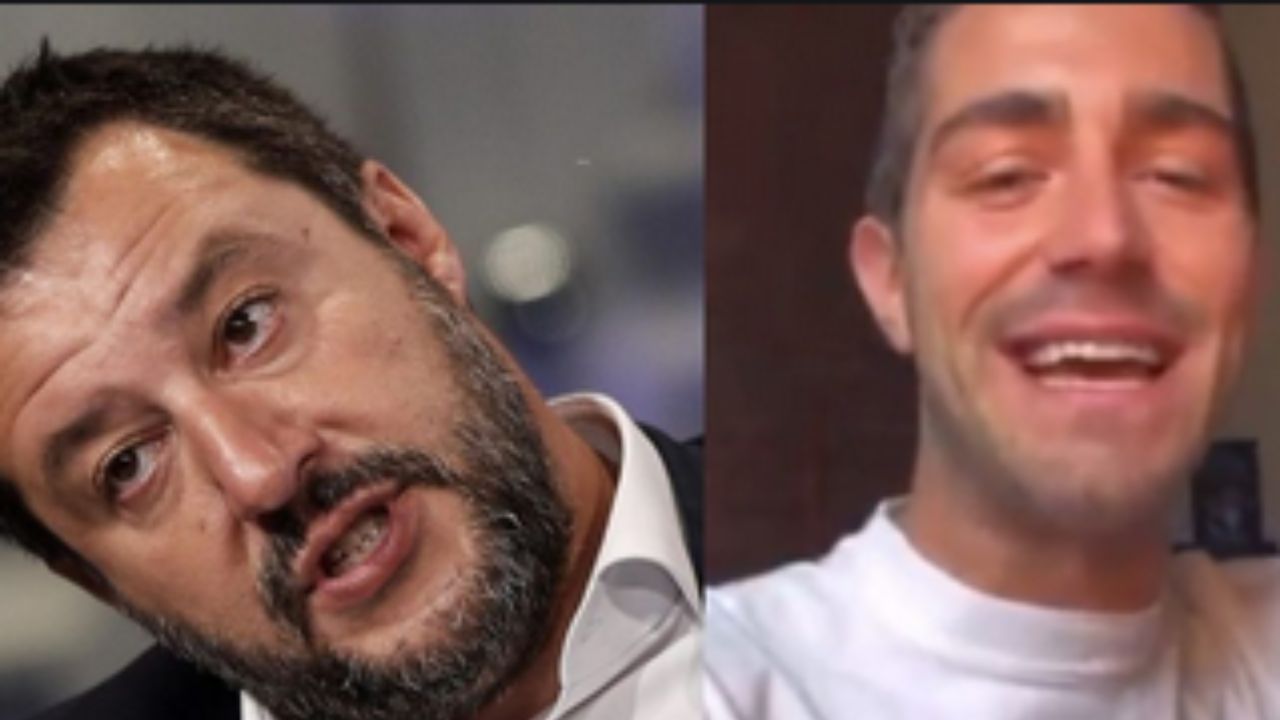 Matteo Salvini e Tommaso Zorzi