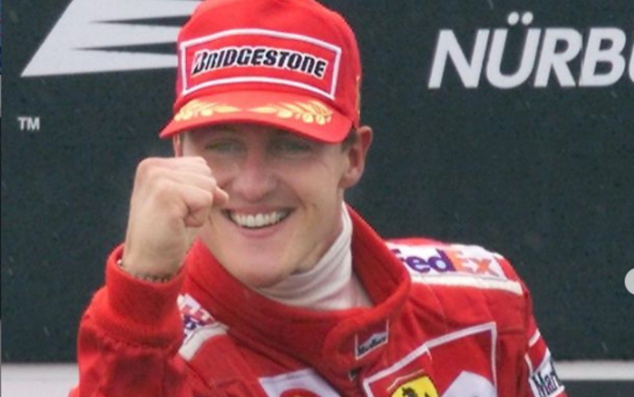 michael schumacher alza il puglio