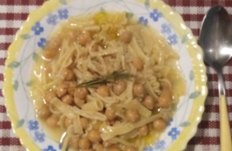 pasta e ceci al bano