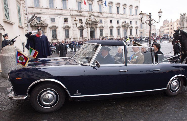 Lancia Flaminia servizio storica limousine Quirinale