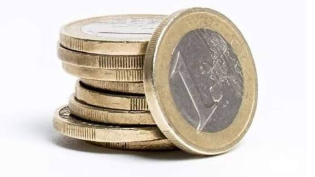 Una moneta da un euro