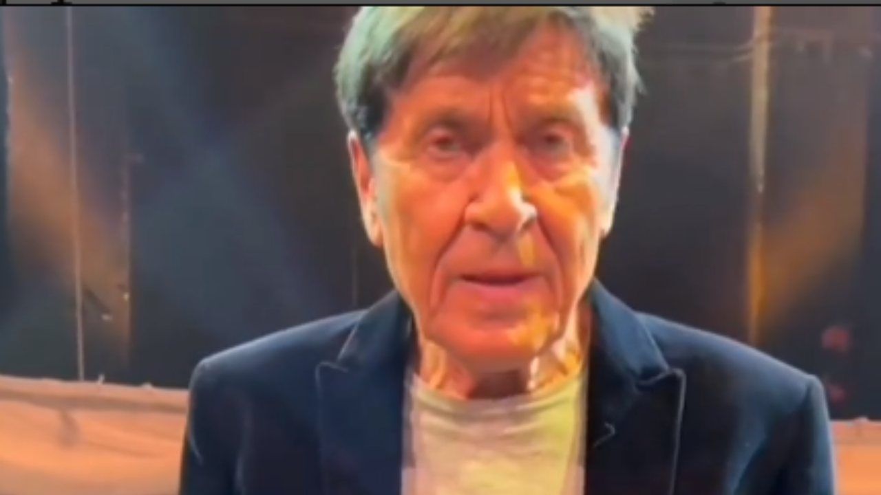 gianni morandi afflitto