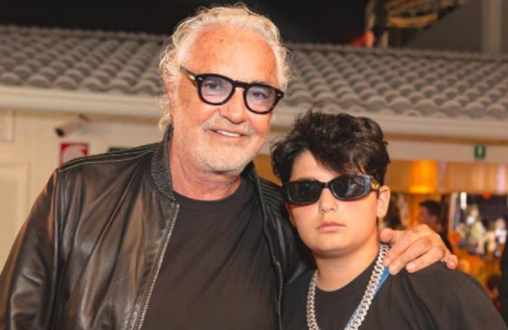 Flavio Briatore e il figlio Nathan