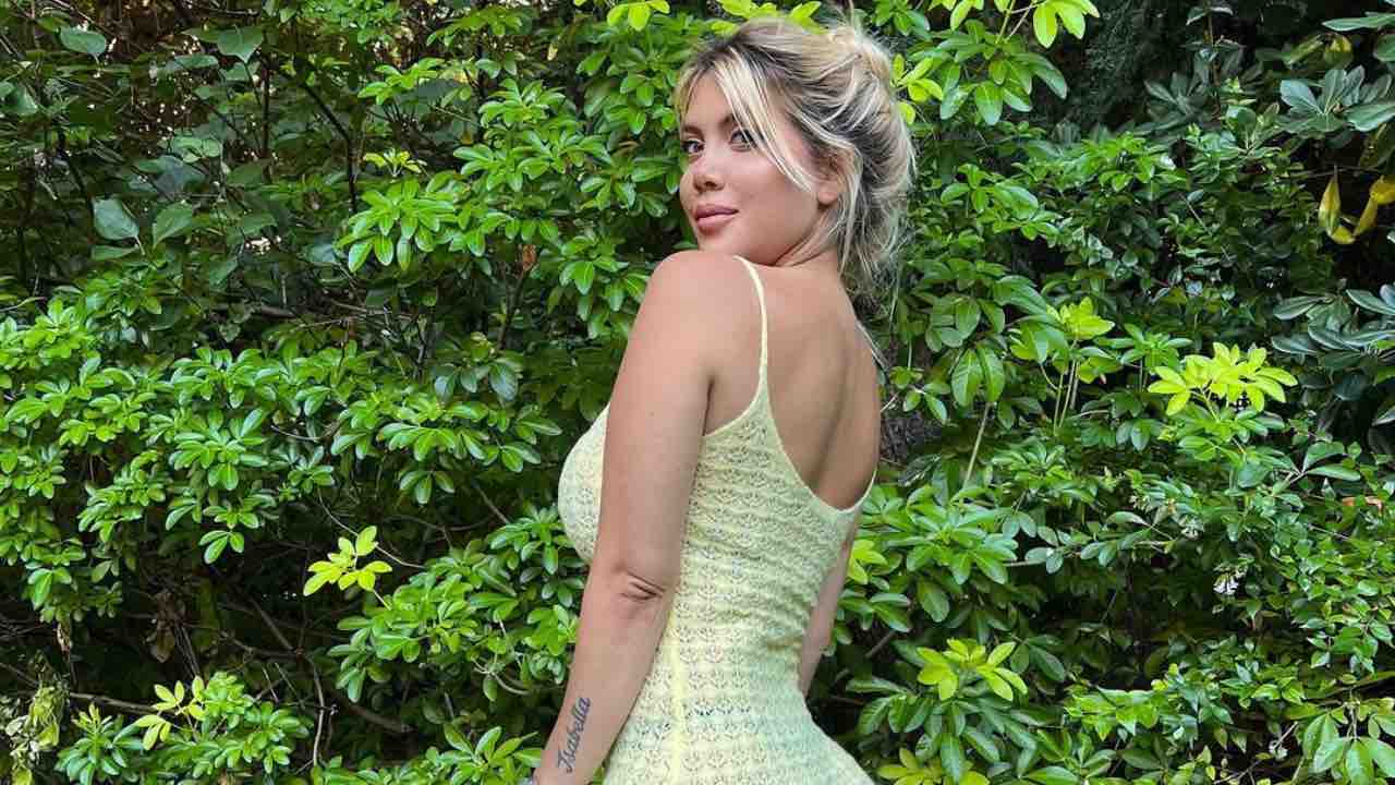 Wanda Nara incatena fan