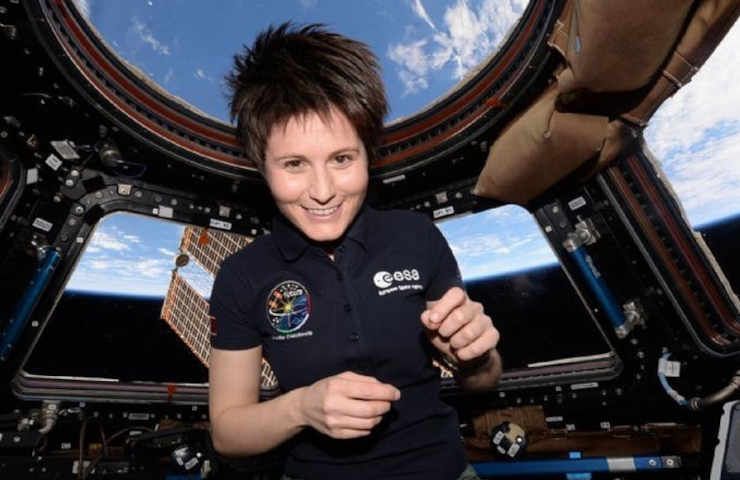 Samantha Cristoforetti selfie spaziale fake