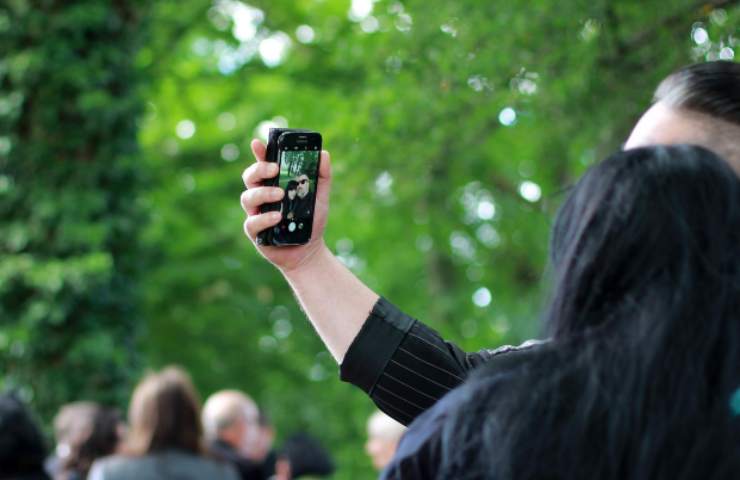 selfie milionario studente